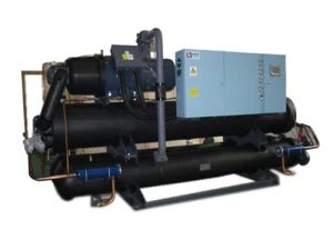 Refroidisseur à vis refroidi à l'eau de puissance 112KW avec protection haute-basse pression